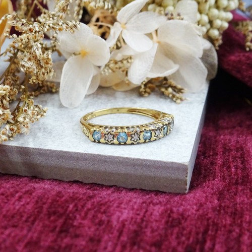 Halb emernityring gold - halb-emernityring, kt