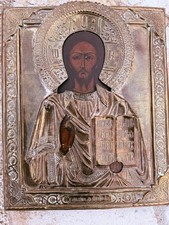 Echte russische metall ikone - echte,