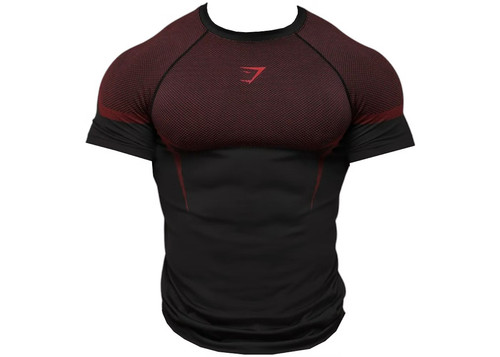 Gymshark onyx carmine red - gymshark,