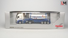 1:87 Herpa Iveco Stralis Tankcontainer Sattelzug LKW Kube und Kubenz // X_532