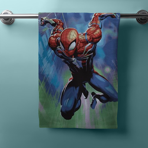 Spiderman duschtuch badetuch - spiderman,