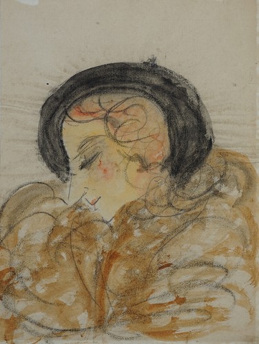 Junge frau portrait art - frau,