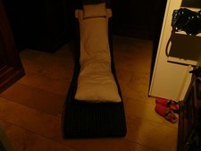 Rattanliege Rattan Liege Sessel Lounge Impressionen Katalog schwarz-braun in-out