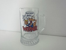 Werner Beinhart Glas Krug Bleifreies Bier 1990