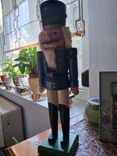 Älterer Nussknacker  52 cm Groß Aus Holz