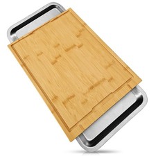 Schneidebrett Holz mit zwei