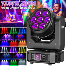U`King BEE-EYE Moving Head RGBW Zoom Wash Beam 7X50W Bühnenlicht DMX Party Show