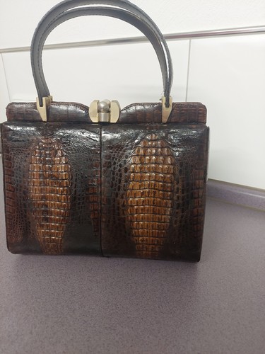 Handtasche damen echt kroko - handtasche,