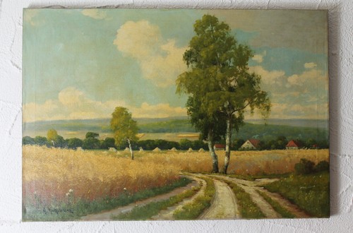 ölgemälde herbert kuhlmann - herbert,