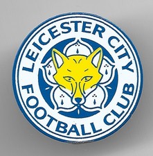Leicester City Emaille Fußball Pin Anstecker (Ref: W&W001)