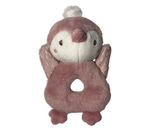 Fehn TB3 Ringgreifer Pinguin Rosa Greifling Plüsch Babyspielzeug