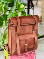 Neu & Beste Tasche Rucksack Laptoprucksack Herren Vintage Braun Original S Re...