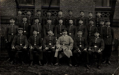 Foto deutsche soldaten in - ak,