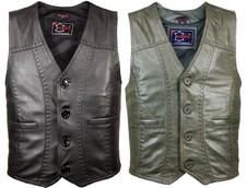 Klassische Lederweste aus Lamm