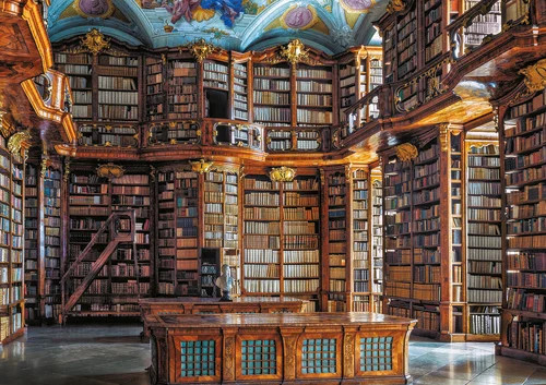 Puzzle bibliothek - puzzle, t.)