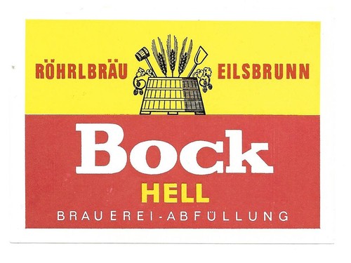 Bieretikett brauerei röhrl - bieretikett,