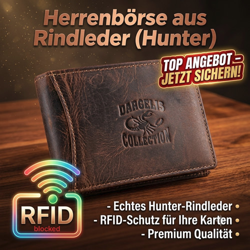 Leder portemonnaie - leder,