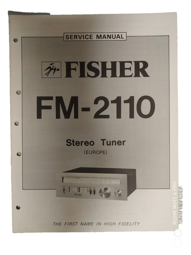 Fisher service manual - service,