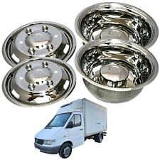 Satz Edelstahl Radkappen