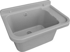Ausgussbecken 50cm grau - 50cm,
