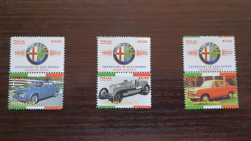 Briefmarken mit alfa - 3,