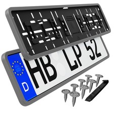 Kennzeichenhalter mit Rahmen