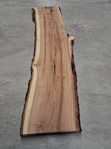 Pflaumenbrett bohle naturrand - pflaumenbrett,