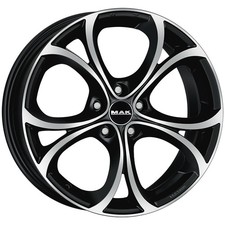 ALUFELGE MAK LARIO FUR OPEL OMEGA 7.5X17 5X110 BLACK MIRROR 9MQ