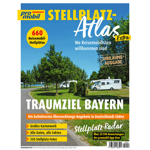 Promobil stellplatz atlas - promobil, stellplatz-atlas
