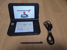 Nintendo 3DS XL Silber / Schwarz Mario Kart 7 Edition** Kratzerfreie Displays **