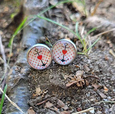 Ohrstecker Ankerherz / Nautic