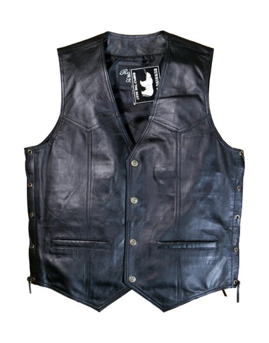 Herren lederweste bikerweste - lederweste,,