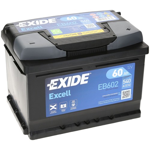 Starterbatterie exide 12v - 12v, 60