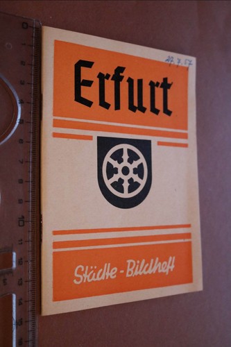 Altes städte bildheft erfurt - städte-bildheft,