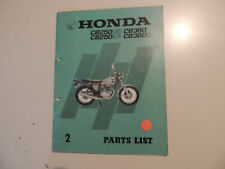Parts list catalog ue de pieces Ersatz teil e katalog Honda CB 250 G5 K5 360 / G