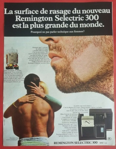 Werbung 1967 elektrorasierer - werbung,