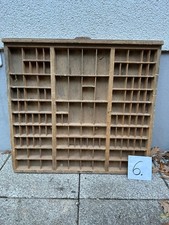 Setzkasten Holz, alt Nr. 6