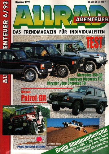 Zeitschrift allrad abenteuer - allrad,