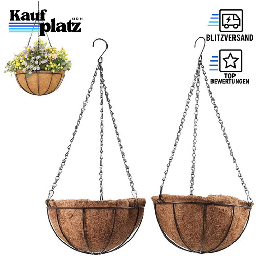Blumenampel kokos zoll - blumenampel,
