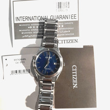 CITIZEN Herrenarmbanduhr BM7620-83L Solar Eco-Drive Datum 38mm silber 