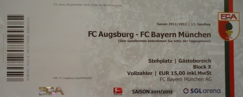 Ticket bundesliga 2011 - ticket,