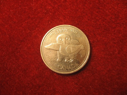 1999 cents canada - 25, cents.