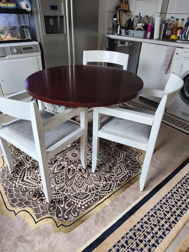 Rundes esstisch set tlg - rundes, 5-tlg