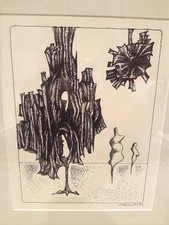 Surreales  Gemälde mit