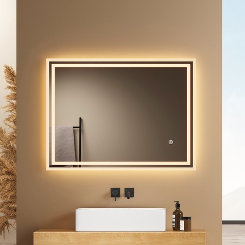 60x80 led badezimmerspiegel - 60x80,