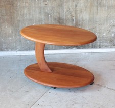 Vintage Teak Beistelltisch Couchtisch Vollholz Danish Side Table 70er 70s