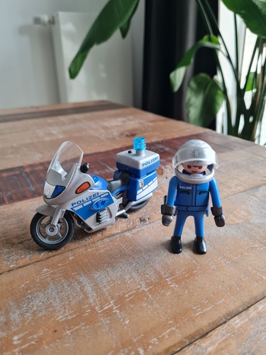 Playmobil polizei motorrad mit - motorrad,