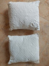 2 x Kissen Vintage Living Kissenbezug Kissenhülle Stuhlkissenbezug Shabby Chic