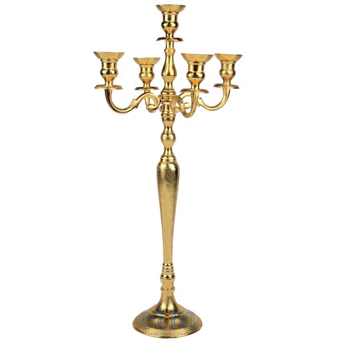 Kerzenständer armig gold - kerzenständer, 5-armig