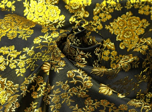 Lurex jacquard stoff - lurex,